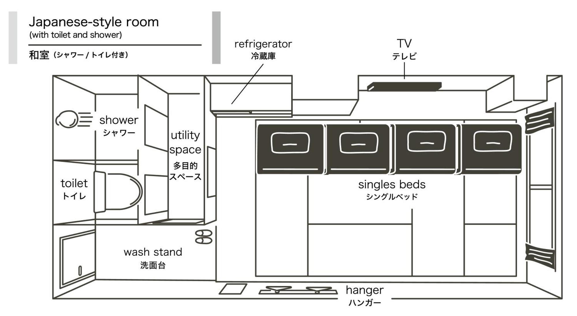 ホステル Hotel Plus Hostel Sapporo