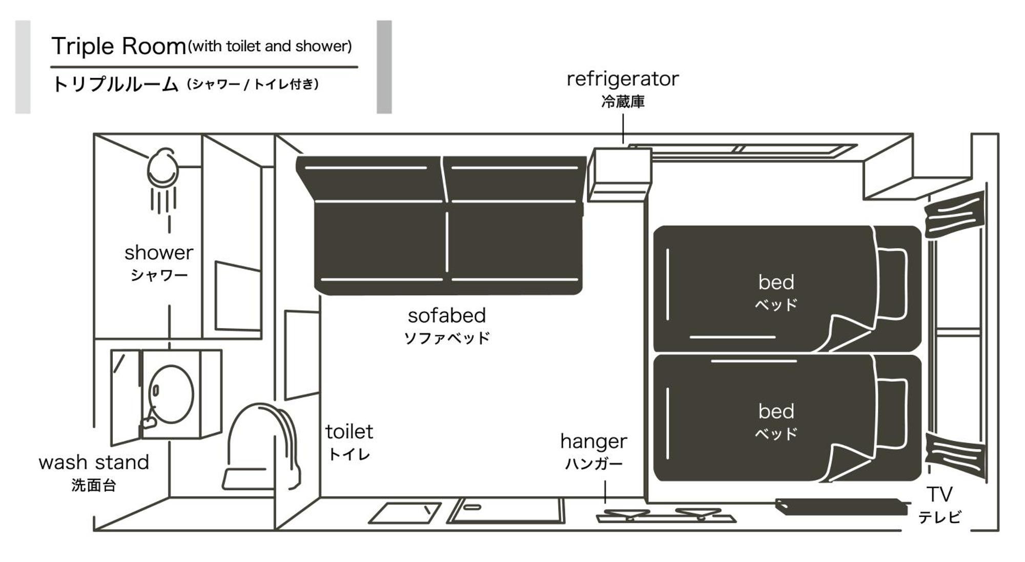 Hotel Plus Hostel Sapporo 旅馆 *